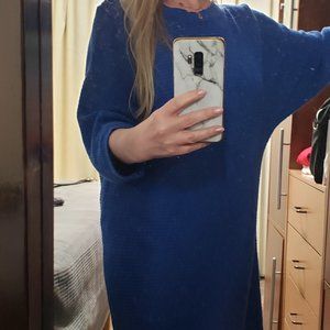 Royal Blue Sweater Dress, 90’s style